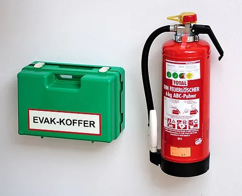 fire extinguisher: a device that can be used to put out a fire. Usually a portable cylinder filled with carbon...