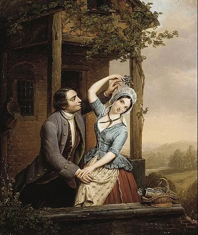 flirtatious: of or pertaining to flirtation