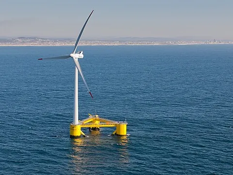 floating wind turbine: an offshore wind turbine mounted on a floating structure that allows the turbine to generate...