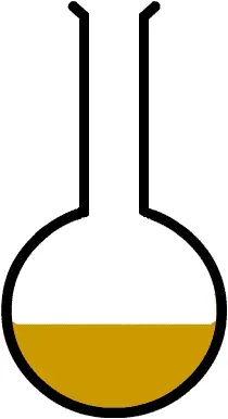 florence flask: a glass flask with a round body used in a laboratory for holding chemical liquids and solutions....