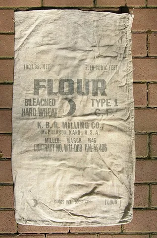 floursack: a sack for flour
