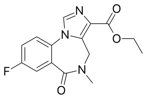 flumazenil: a benzodiazepine antagonist used to counter drowsiness caused by benzodiazepines