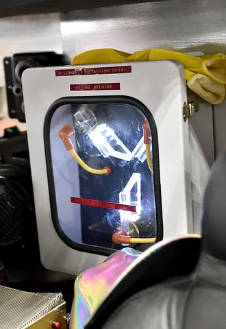 flux capacitor: a fictional instrument required to operate a time machine, consisting of a rectangular-shaped...