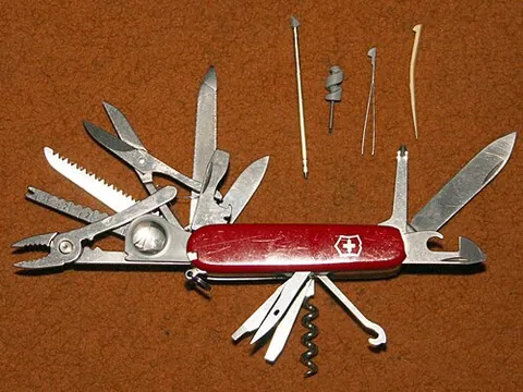 folding knife: a kind of knife whose blade or blades can be folded inside the handle, owing to a joint. Such a...