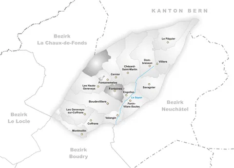 fontaines: a surname from French