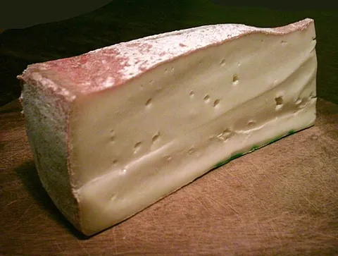fontina: a pale yellow cheese from Valle d'Aosta in Italy