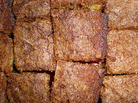 food for the gods: a Filipino pastry dessert similar to the American dessert bar, of uncertain origin