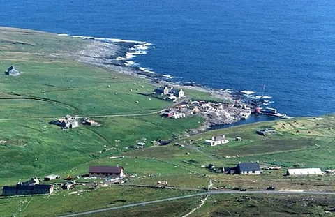foula: a remote island west of Mainland, Shetland Islands council area, Scotland (OS grid ref HT9639)