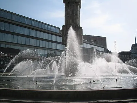 fountain: a natural source of water; a spring
