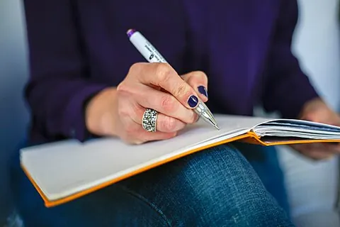 freewriting: a prewriting technique in which the writer writes continuously for a set period of time without...