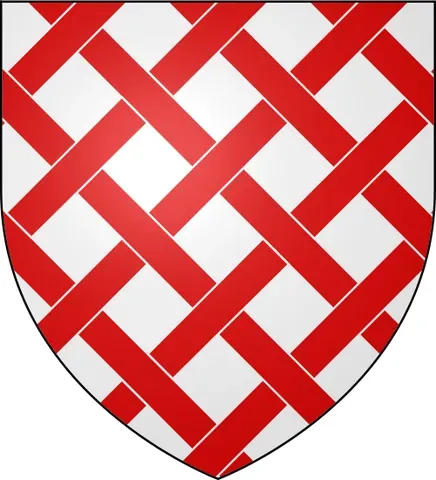 fretty: covered with a lattice-like pattern of diagonally interlaced bendlets and bendlets sinister
