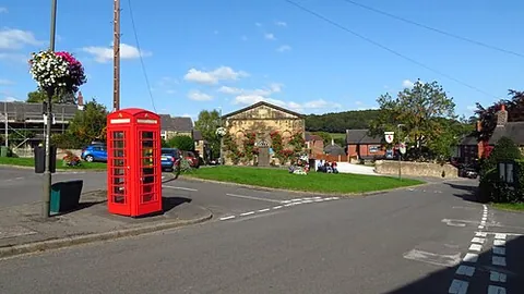 fritchley: a village in Crich parish, Amber Valley district, Derbyshire, England (OS grid ref SK3552)