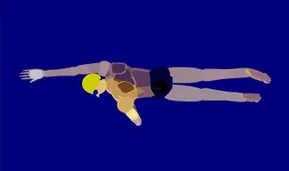 front crawl: a style of swimming where the swimmer is face-down in the water and moves the arms in alternating...