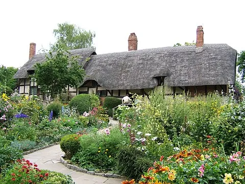 front garden: a garden at the front of a property