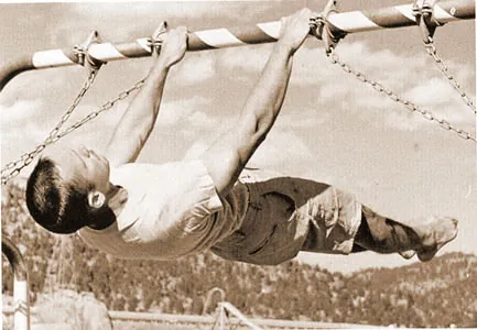 front lever: a static hold normally performed on a horizontal bar, consisting in hanging horizontally and...