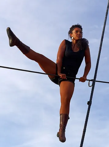funambulist: a tightrope walker or a similar performer on a slack rope
