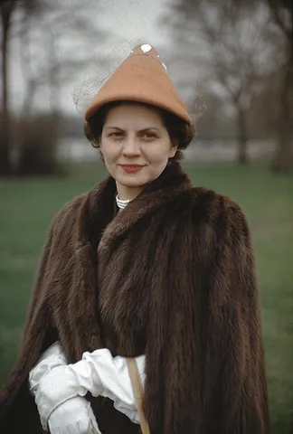 fur coat: an outer garment for the upper body made of furry animal hides