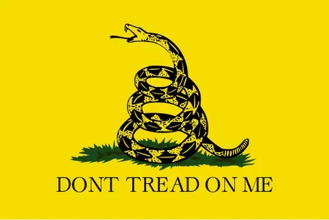 gadsden flag: an American political flag with a yellow field depicting a timber rattlesnake coiled and ready to...