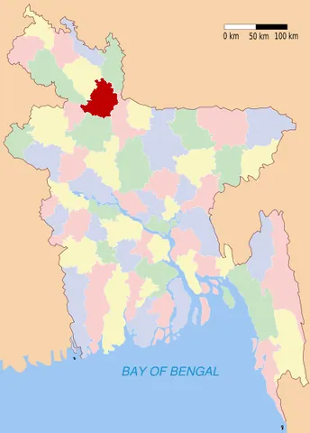 gaibandha district: one of the eight districts in the Rangpur Division of Bangladesh