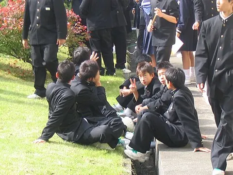 gakuran: the military-style school uniform for male students in most Japanese middle schools and high...