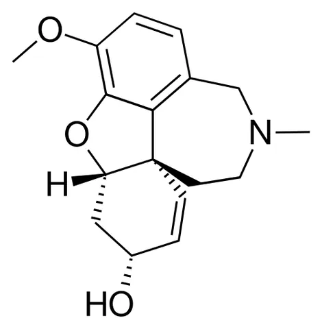 galantamine: an alkaloid, obtained synthetically or from various plants, used for the treatment of mild to...
