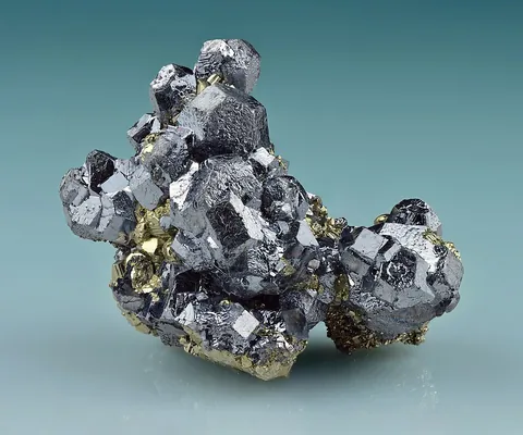 galena: a mineral, lead sulphide (PbS), mined as an ore for lead