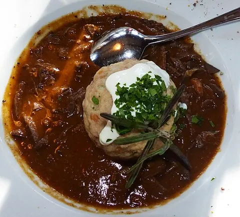 gallimaufry: a hash of various kinds of meats; a ragout