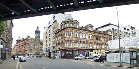 gallowgate: a neighbourhood in the East End of Glasgow, Scotland, named after the thoroughfare (OS grid ref...