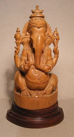 ganesha: a Hindu god of intellect, wisdom, gates, and beginnings, son of Parvati and Shiva