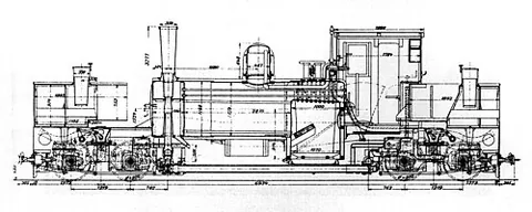 garratt: a steam locomotive that is articulated in three parts, with a boiler mounted on the centre frame,...