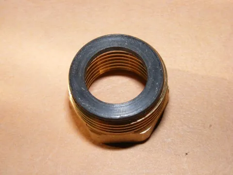 gasket: a length of rope or canvas band used for reefing a sail, or holding a stowed sail in place