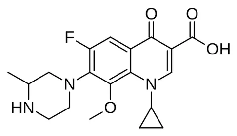 gatifloxacin: a particular fluoroquinolone antibiotic