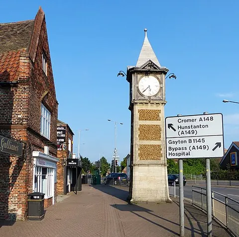 gaywood: an eastern suburb of King's Lynn, King's Lynn and West Norfolk district, Norfolk, England (OS grid...