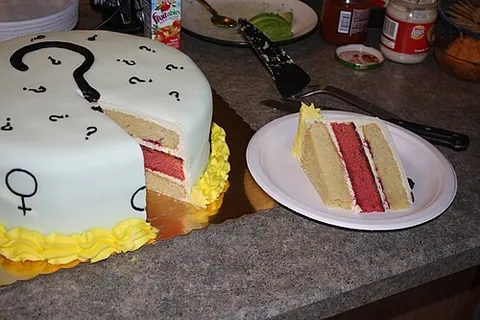 gender reveal: an event at which the sex of an expected baby is revealed to family and friends as being either...
