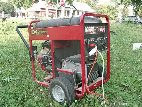 genset: an internal combustion engine equipped with an electric generator, such as an industrial unit, a...