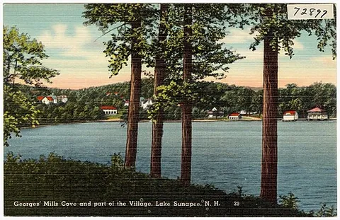 georges mills: a community in the town of Sunapee, Sullivan County, New Hampshire, United States