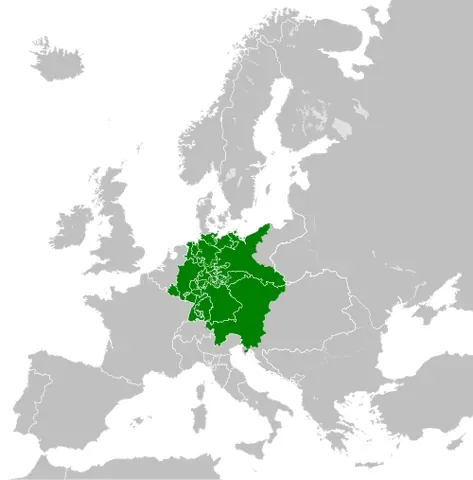 german confederation: an association of predominantly German-speaking sovereign states in Central Europe in the 19th...