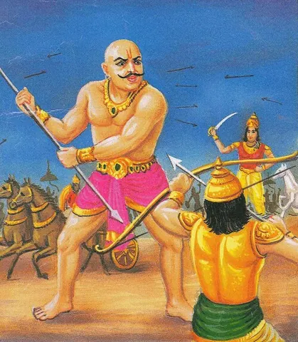 ghatotkacha: the son of Bhima and rakshasi Hidimbā in the Mahabharata
