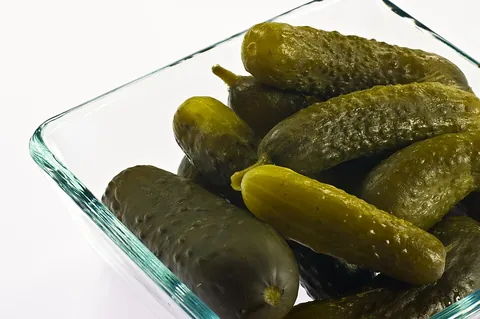 gherkin: a small cucumber, often pickled whole