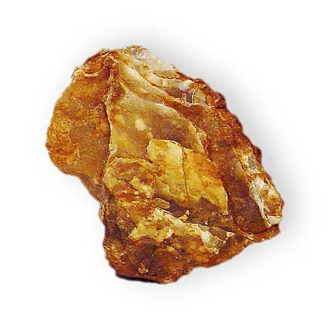 gibbsite: a mineral with monoclinic crystals, usually white, Al(OH)₃