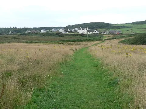 gigha: an island off the west coast of Kintyre, Argyll and Bute council area, Scotland, the main...