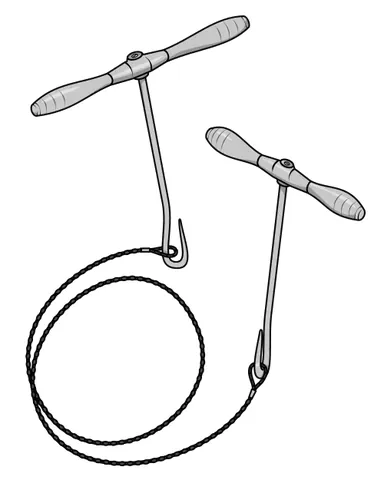 gigli saw: a manual flexible wiresaw used for surgical sawing of bones