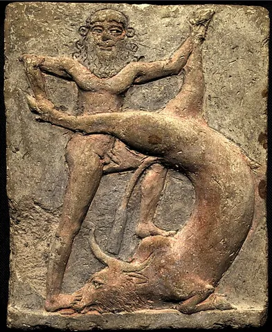 gilgamesh: a semi-legendary king of Uruk, who is the hero of the Babylonian poem Epic of Gilgamesh