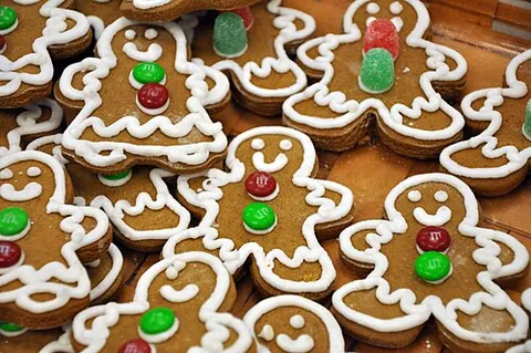 gingerbread man: a biscuit or cookie in the shape of a person and flavored with ginger