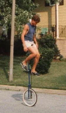 giraffe unicycle: a very tall unicycle
