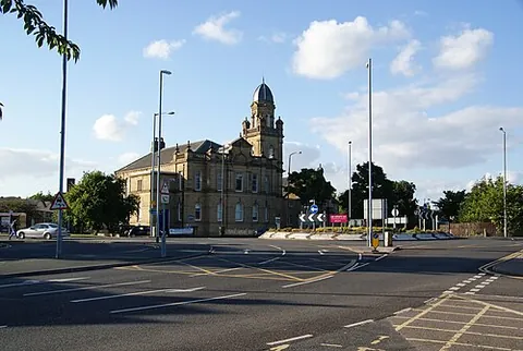 gledholt: a western suburb of Huddersfield, Metropolitan Borough of Kirklees, West Yorkshire, England (OS...