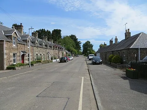 glencarse: a village east of Perth, Perth and Kinross council area, Scotland (OS grid ref NO1921)