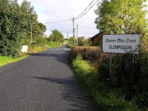glenmaquin: two townlands north-west of Raphoe, County Donegal, Ireland (Irish grid ref C 2206)