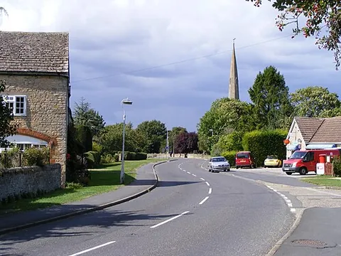 glinton: a village and civil parish in City of Peterborough district, Cambridgeshire, England (OS grid ref...