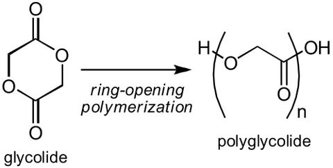 glycolide: a lactone formed from two molecules of glycolic acid; any derivative of this compound
